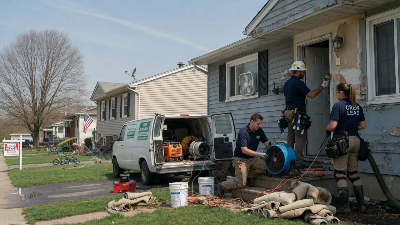 Flood Cleanup in Morgantown, PA near me